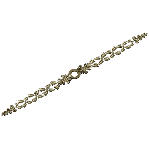 Laurel-and-Berry Filigree - STL 3D Model for CNC Milling