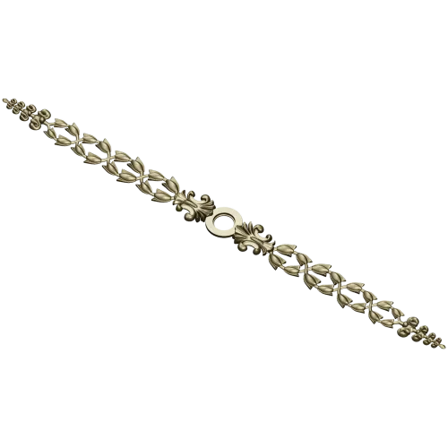 Laurel-and-Berry Filigree - STL 3D Model for CNC Milling