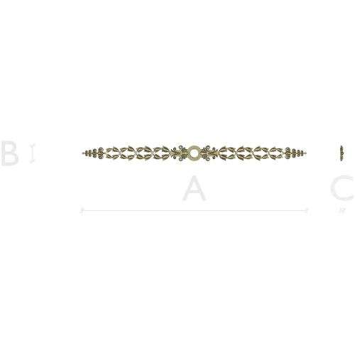 Laurel-and-Berry Filigree - STL 3D Model for CNC Milling