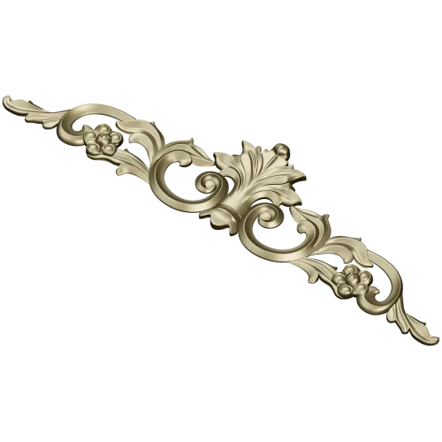 Regal Acanthus Crest - STL 3D model for CNC