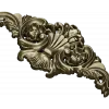 Baroque Floral Crest - STL 3D model for CNC