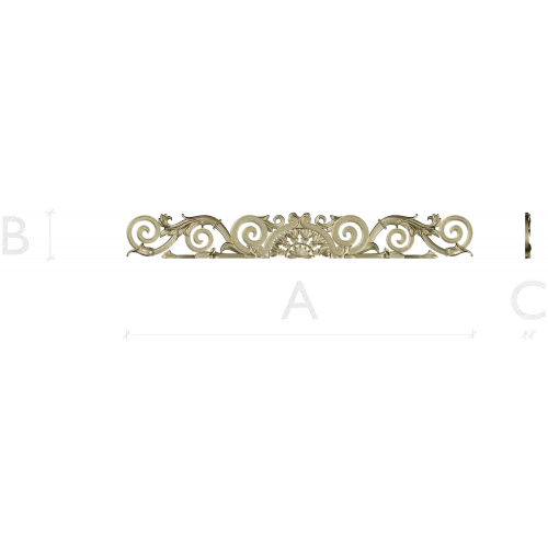 Imperial Acanthus Frieze - STL 3D Model for CNC