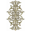 Baroque Acanthus Vertical Cartouche STL