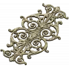 Baroque Acanthus Vertical Cartouche STL