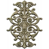 Baroque Acanthus Vertical Cartouche STL