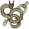 Twined Dragon Ornament - STL 3D Model for CNC