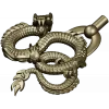 Twined Dragon Ornament - STL 3D Model for CNC