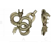 Twined Dragon Ornament - STL 3D Model for CNC
