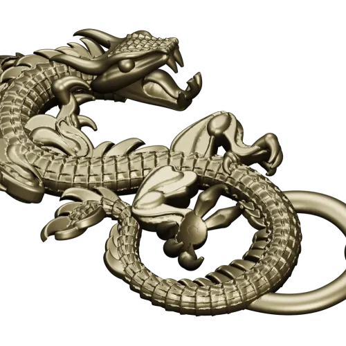 Драконовый узел - 3D модель STL для ЧПУ