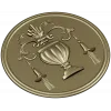 Розетка "Ваза и кисти" - 3D модель STL для ЧПУ