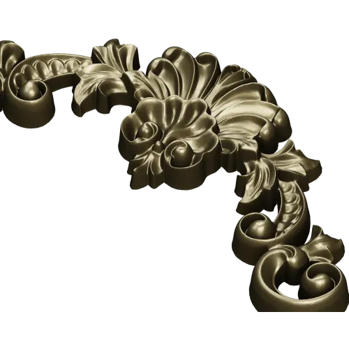 Aurelia Shell Cartouche - STL 3D model for CNC milling