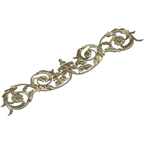 Ornamental Acanthus Scroll Frieze stl 3D model for CNC