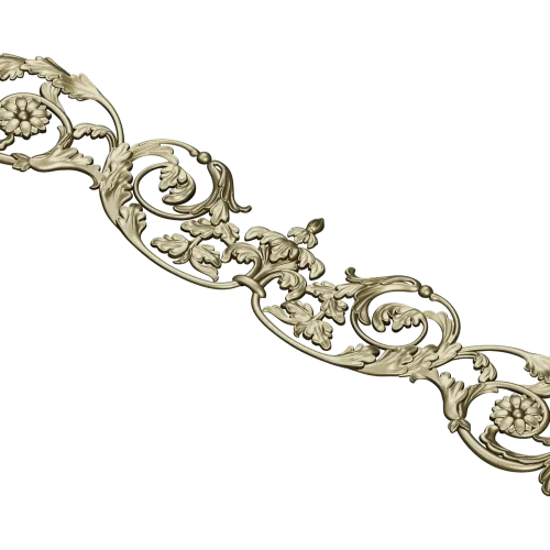 Ornamental Acanthus Scroll Frieze stl 3D model for CNC
