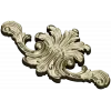 Ornate acanthus cartouche 3D STL for CNC carving