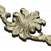 Ornate acanthus cartouche 3D STL for CNC carving