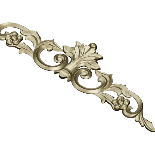 Acanthus Scroll Decorative STL for CNC - high relief 3D model