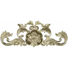 Shell & Acanthus Cartouche STL 3D Model for CNC