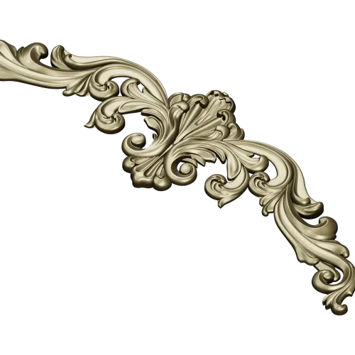 Рокайльный картуш - 3D модель STL для ЧПУ фрезера