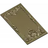 Rococo Shell Decorative Panel STL