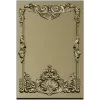 Rococo Shell Decorative Panel STL