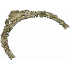 Рокайльный картуш - верхний декор для рамы (STL модель)