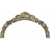 Рокайльный картуш - верхний декор для рамы (STL модель)