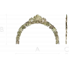 Рокайльный картуш - верхний декор для рамы (STL модель)
