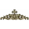 Ornamental Acanthus Crest - High Relief STL 3D Model for CNC