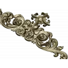 Ornamental Acanthus Crest - High Relief STL 3D Model for CNC