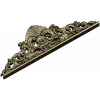 Regal Shell Pediment STL 3D Model for CNC