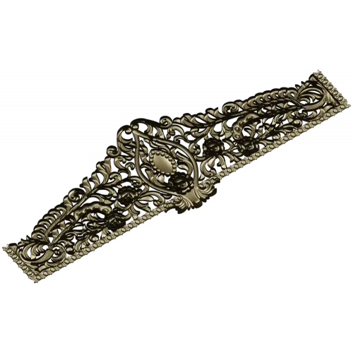 Regal Acanthus Crest - STL 3D model for CNC milling