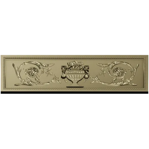Classical urn frieze - STL 3D model for CNC carving