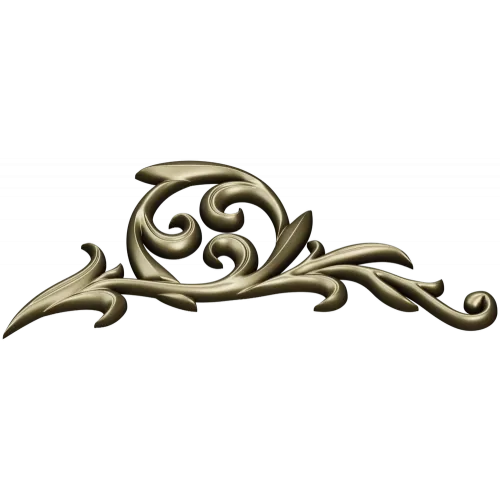 Baroque Acanthus Corner STL for CNC carving