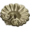 Rococo Shell Rosette - STL 3D model for CNC carving