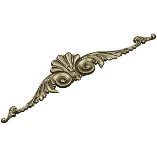 Baroque Shell & Scroll Cartouche STL for CNC