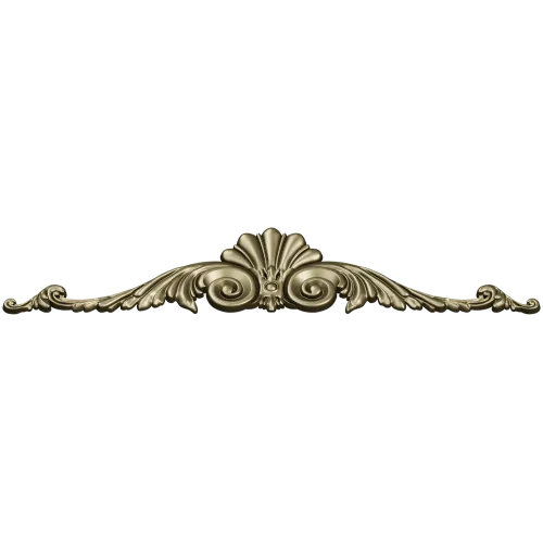 Baroque Shell & Scroll Cartouche STL for CNC