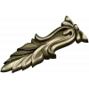 Baroque Acanthus Leaf Applique - STL 3D model for CNC