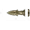 Baroque Acanthus Leaf Applique - STL 3D model for CNC