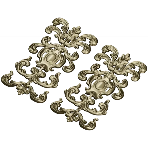 Картуш Лоренцо - декоративная 3D модель STL для ЧПУ