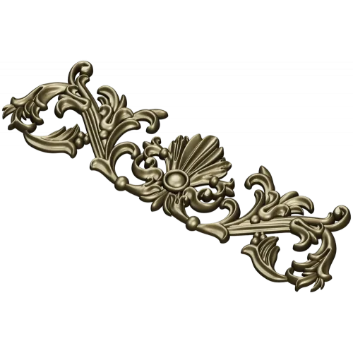 Baroque Seashell Crest - STL 3D Model for CNC