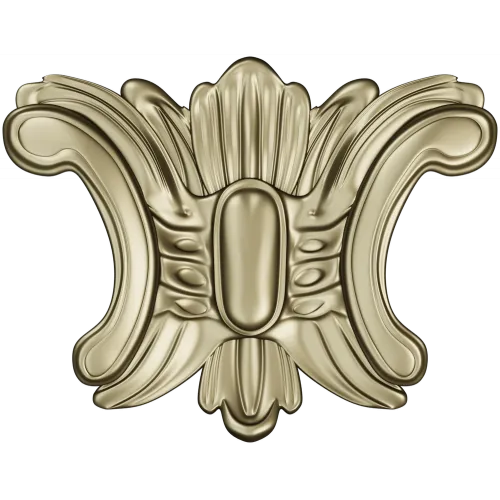 Rococo Acanthus Cartouche STL for CNC
