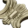 Rococo Acanthus Cartouche STL for CNC