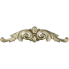 Acanthus scroll STL model for CNC - decorative cartouche 3D model