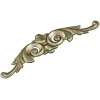 Acanthus scroll STL model for CNC - decorative cartouche 3D model