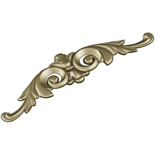 Acanthus scroll STL model for CNC - decorative cartouche 3D model