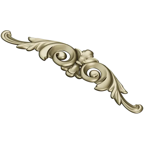 Acanthus scroll STL model for CNC - decorative cartouche 3D model