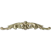 Acanthus scroll STL model for CNC - decorative cartouche 3D model