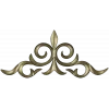 Ornamental Fleur Cartouche STL - 3D model for CNC carving