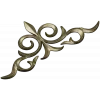 Ornamental Fleur Cartouche STL - 3D model for CNC carving