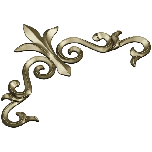Вензель Лилиан - 3D STL модель для ЧПУ